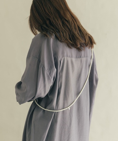 SMELLY（スメリー）の「パールロングネックレス（ネックレス・レディース・オフホワイト・-）」の9枚目の写真