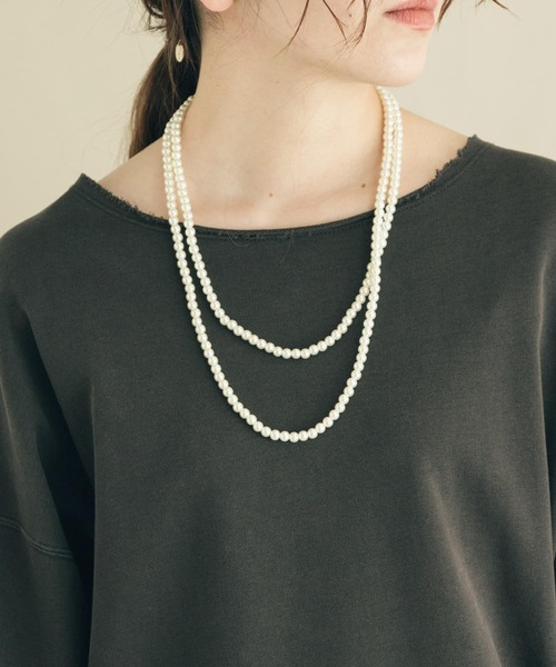 SMELLY（スメリー）の「パールロングネックレス（ネックレス・レディース・オフホワイト・-）」の8枚目の写真