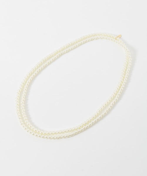 SMELLY（スメリー）の「パールロングネックレス（ネックレス・レディース・オフホワイト・-）」の4枚目の写真