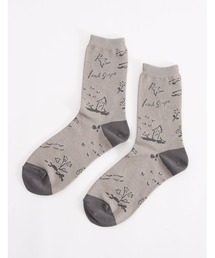 ランドスケープジャガードソックス