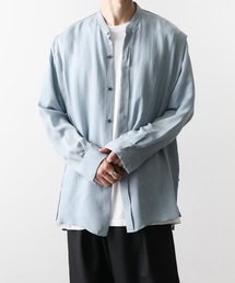 KAZUYUKI KUMAGAI ATTACHMENT | CUPRA TWILL L/S BAND COLLAR SHIRT(シャツ/ブラウス)