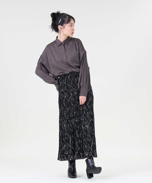 RAG MACHINE（ラグマシーン）の「【RAG MACHINE】ゆったり袖ボリュームシャツ（シャツ/ブラウス・レディース・ホワイト/ベージュ/ピンク/オリーブ/ライトブラウン/ブラウン・L/M）」の11枚目の写真