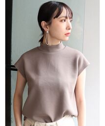 MURUA | ボンディングフレンチスリーブトップス(Tシャツ/カットソー)