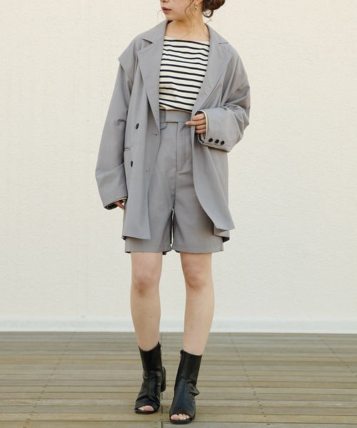 Chico（チコ）の「袖取り外し2wayジャケット（テーラードジャケット・レディース・ブラック/グレー/ライトベージュ・FREE）」の14枚目の写真