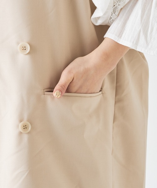 Chico（チコ）の「袖取り外し2wayジャケット（テーラードジャケット・レディース・ブラック/グレー/ライトベージュ・FREE）」の15枚目の写真