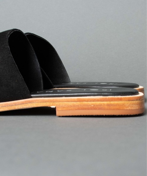 SOL SANA（ソルサナ）の「【 SOLSANA / ソルサナ】 Madonna Slide Flat Sandals /マドンナ スライド フラット サンダル（サンダル・レディース・ブラック/ブラウン・38/36/37）」の11枚目の写真