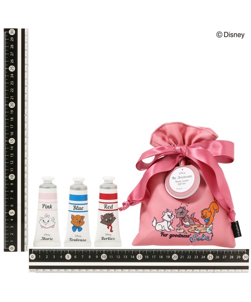 Francfranc（フランフラン）の「ディズニー おしゃれキャット ハンドクリームセット ダークピンク （ライチ、ホワイトティー、ローズ）（ボディケア/ボディクリーム・レディース・ピンク系その他・FREE）」の3枚目の写真