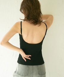 カップ付バックオープンキャミ