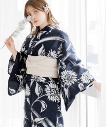絵文字　Dita新品未使用品♡2024♡夏色の向日葵しらべ(墨色) 名入れ刺繍 イニシャル モノグラム刺しゅう 選べる文字色29色