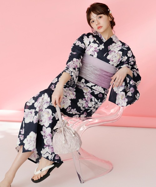 Dita(ディータ)の「1人で着られる浴衣5点セット 和歌山染工日本染め(ゆかた・しわへこ帯・下駄・着付け本・腰ひも)【K】(浴衣・レディース・その他6/その他4/その他2/その他3/その他8/その他5/その他7/その他1/その他9/その他11/その他10/その他13/その他12/その他14/その他15/その他16/その他17/その他18/その他20/その他19・FREE)」の17枚目の写真