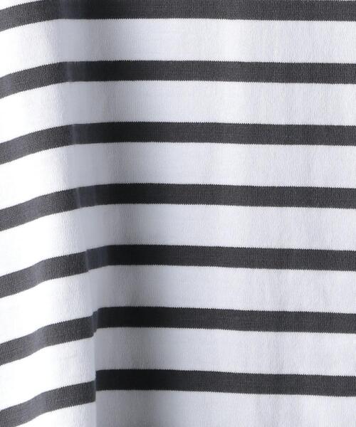 Le Minor（ルミノア）の「【別注】＜Le minor＞パネルボーダーロングスリーブカットソー（Tシャツ/カットソー・レディース・レッド/ダークグレー・1）」の6枚目の写真