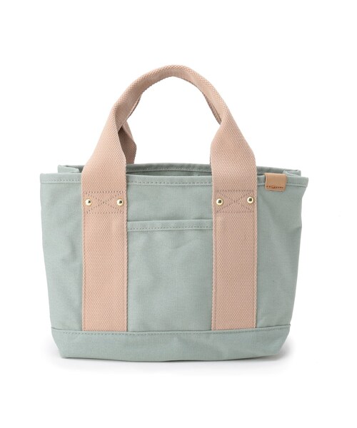 SHOO・LA・RUE(シューラルー)の「◆【追加生産】キャンバス仕切りトート(トートバッグ・レディース・ピンク系/ライトグリーン/サンドベージュ/ナチュラル/ブルー/イエロー/キャメル/パープル系4・00)」の4枚目の写真