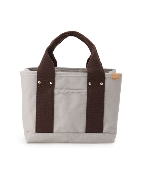 SHOO・LA・RUE(シューラルー)の「◆【追加生産】キャンバス仕切りトート(トートバッグ・レディース・ピンク系/ライトグリーン/サンドベージュ/ナチュラル/ブルー/イエロー/キャメル/パープル系4・00)」の2枚目の写真