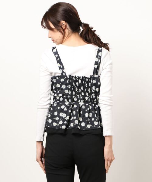 flower（フラワー）の「マーガレットビスチェ（シャツ/ブラウス・レディース・アイボリー/ブラック・FREE）」の4枚目の写真
