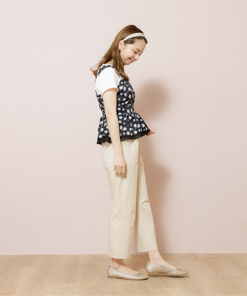 flower（フラワー）の「マーガレットビスチェ（シャツ/ブラウス・レディース・アイボリー/ブラック・FREE）」の14枚目の写真