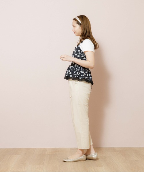 flower（フラワー）の「マーガレットビスチェ（シャツ/ブラウス・レディース・アイボリー/ブラック・FREE）」の13枚目の写真