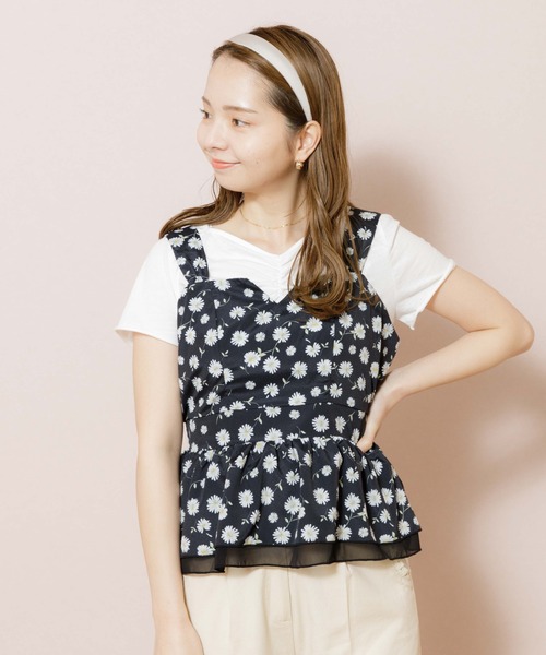 flower（フラワー）の「マーガレットビスチェ（シャツ/ブラウス・レディース・アイボリー/ブラック・FREE）」の9枚目の写真
