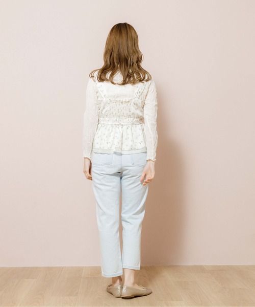 flower（フラワー）の「マーガレットビスチェ（シャツ/ブラウス・レディース・アイボリー/ブラック・FREE）」の6枚目の写真