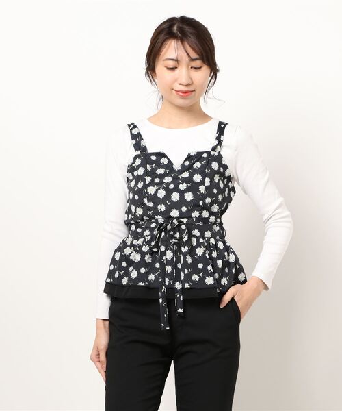 flower（フラワー）の「マーガレットビスチェ（シャツ/ブラウス・レディース・アイボリー/ブラック・FREE）」の7枚目の写真