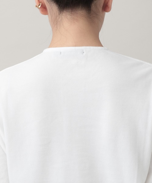 りんご　scye ヘンリーネック ポロシャツ SCYE BASICS｜コットン ピケ ヘンリーネック シャツ “Cotton