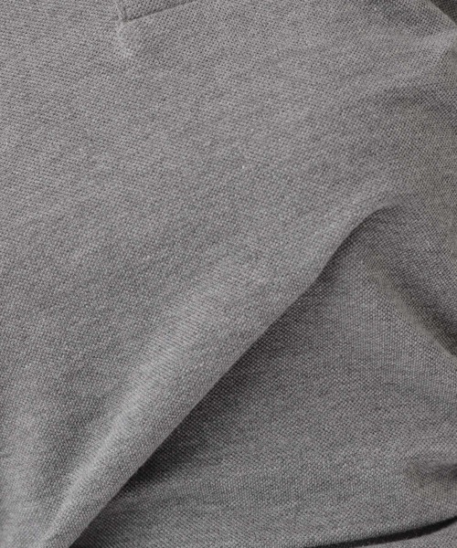 SCYE BASICS(サイベーシックス)の「Curensology(カレンソロジー)/【Scye】ヘンリーネックポロシャツ(ポロシャツ・レディース・ホワイト/ブラウン系その他/グレー・FREE)」の15枚目の写真