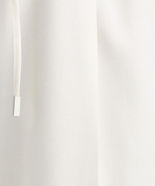 green label relaxing（グリーンレーベルリラクシング）の「CS シャーク ドロスト センタープレス ワイド パンツ <ホワイト>（その他パンツ・レディース・オフホワイト・40/38/36）」の9枚目の写真