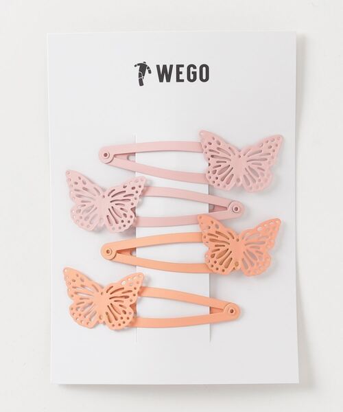 WEGO(ウィゴー)の「WEGO/【4点セット】バタフライヘアピン(ヘアピン・レディース・その他2/その他3/その他1・FREE)」の1枚目の写真