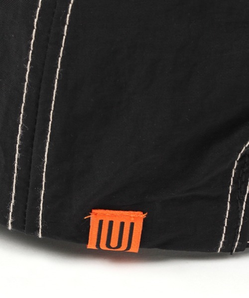 UNIVERSAL OVERALL（ユニバーサルオーバーオール）の「【UNIVERSAL OVERALL(ユニバーサル オーバーオール)】別注ナイショートブリムキャップ（キャップ・メンズ・ブラック/オリーブ/ライトベージュ・FREE）」の18枚目の写真