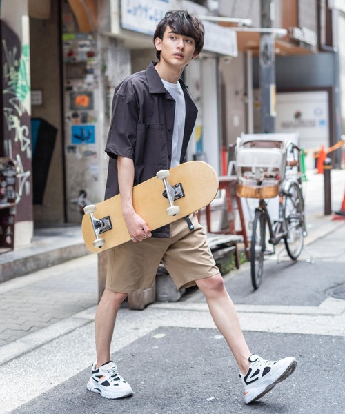 KANGOL（カンゴール）の「KANGOL カンゴール 別注クライミングショートパンツ（その他パンツ・メンズ・チャコール/ブラック/ベージュ/ネイビー/ブラウン/グレー/オフホワイト/オリーブ/サックスブルー/ピンク/ブルー/ミント/マスタード・XL/M/L）」の19枚目の写真