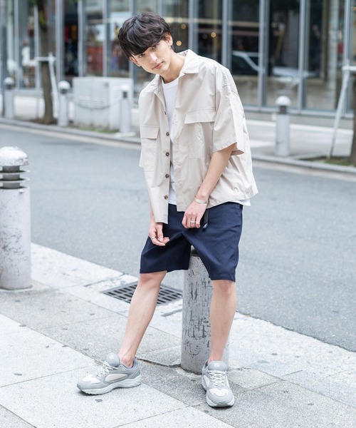 KANGOL（カンゴール）の「KANGOL カンゴール 別注クライミングショートパンツ（その他パンツ・メンズ・チャコール/ブラック/ベージュ/ネイビー/ブラウン/グレー/オフホワイト/オリーブ/サックスブルー/ピンク/ブルー/ミント/マスタード・XL/M/L）」の16枚目の写真