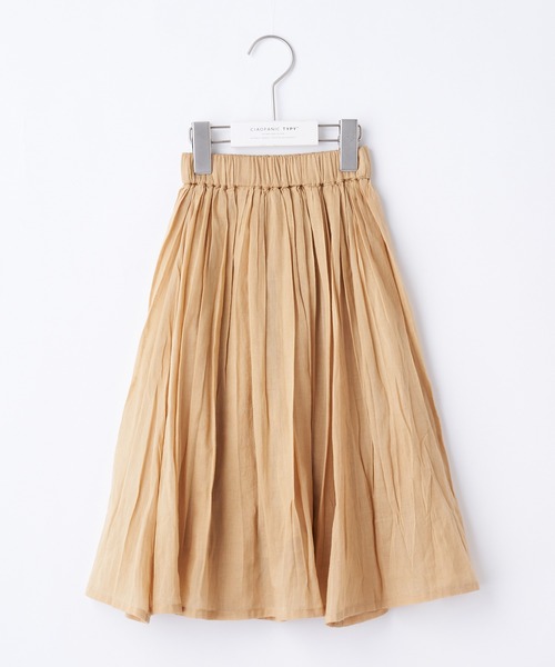 CIAOPANIC TYPY（チャオパニックティピー）の「【KIDS】indiaボイルインナーパンツ付きスカート（スカート・キッズ・ダークブラウン/カーキ/ピンク/イエロー/ブルー/ホワイト系その他・SMALL/MEDIUM/LARGE/X-LARGE/XX-LARGE）」の5枚目の写真