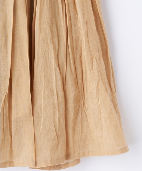 CIAOPANIC TYPY（チャオパニックティピー）の「【KIDS】indiaボイルインナーパンツ付きスカート（スカート・キッズ・ダークブラウン/カーキ/ピンク/イエロー/ブルー/ホワイト系その他・SMALL/MEDIUM/LARGE/X-LARGE/XX-LARGE）」の8枚目の写真