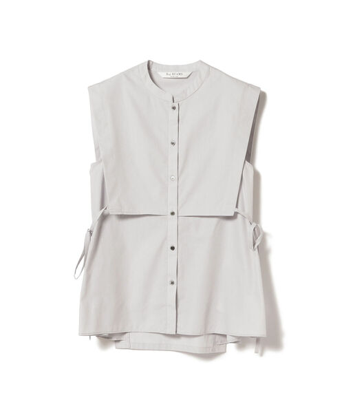 Ray BEAMS（レイビームス）の「Ray BEAMS / ヨーク レイヤーノースリーブ シャツ（シャツ/ブラウス・レディース・ホワイト/ライトグレー/ブラック・ONE SIZE）」の7枚目の写真