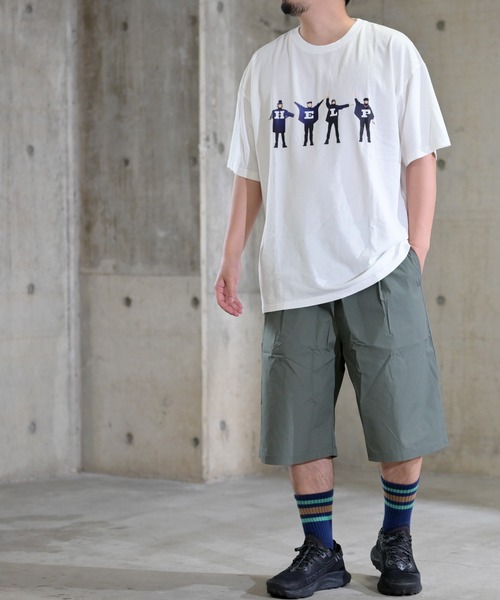 JOHN'S CLOSET（ジョンズクローゼット）の「【12】〔THE BEATLES/ザ・ビートルズ〕BEATLES HELPオーバーサイズTシャツ（Tシャツ/カットソー・メンズ・オフホワイト/チャコール・MEDIUM/LARGE）」の18枚目の写真