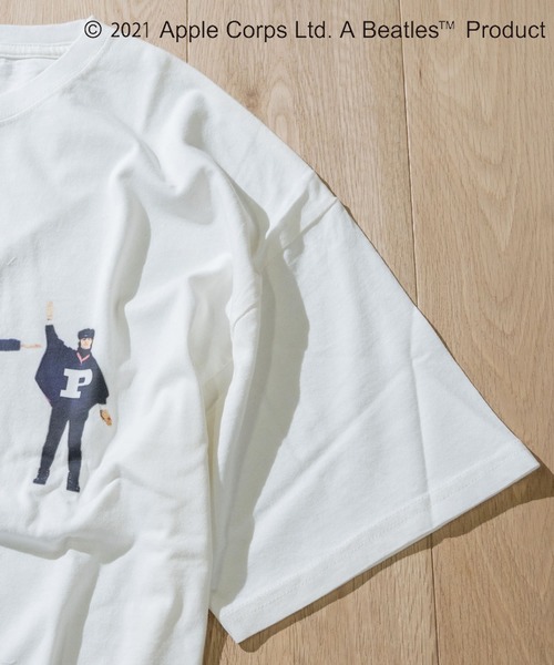 JOHN'S CLOSET（ジョンズクローゼット）の「【12】〔THE BEATLES/ザ・ビートルズ〕BEATLES HELPオーバーサイズTシャツ（Tシャツ/カットソー・メンズ・オフホワイト/チャコール・MEDIUM/LARGE）」の21枚目の写真