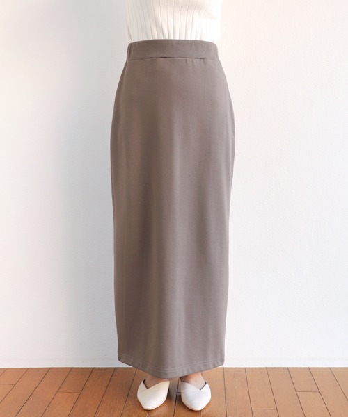 andme（アンドミー）の「裏毛スウェットロングスカート（スカート・レディース・ブラック/ブラウン系その他/ベージュ系その他・M/L）」の13枚目の写真
