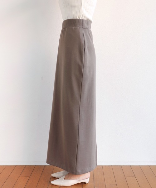 andme（アンドミー）の「裏毛スウェットロングスカート（スカート・レディース・ブラック/ブラウン系その他/ベージュ系その他・M/L）」の14枚目の写真