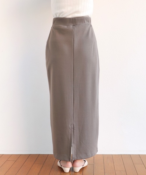 andme（アンドミー）の「裏毛スウェットロングスカート（スカート・レディース・ブラック/ブラウン系その他/ベージュ系その他・M/L）」の15枚目の写真