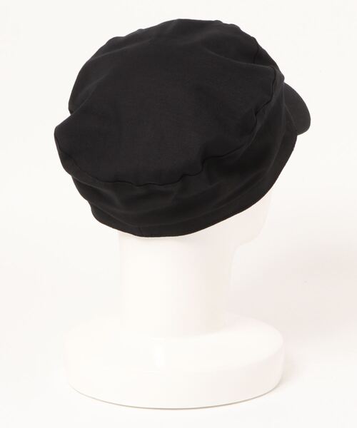 coca(coca)(コカ)の「コットンキャスケット(キャスケット・レディース・ブラック/アイボリー・ONE SIZE)」の3枚目の写真