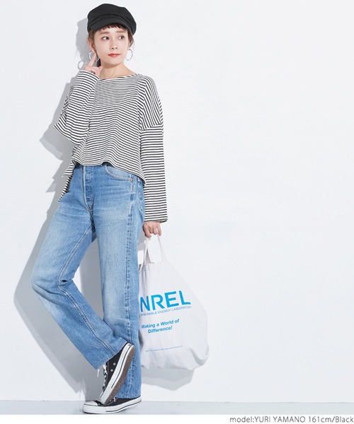 coca(coca)(コカ)の「コットンキャスケット(キャスケット・レディース・ブラック/アイボリー・ONE SIZE)」の5枚目の写真