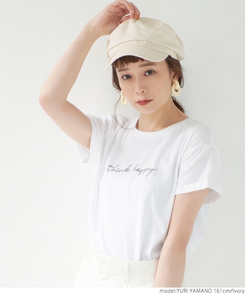 coca(coca)(コカ)の「コットンキャスケット(キャスケット・レディース・ブラック/アイボリー・ONE SIZE)」の13枚目の写真