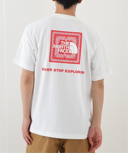 セール North Face North S S Square ザ S S Square The ノースフェイス Bandana Logo T Tシャツ カットソー The North Face ザノースフェイス のファッション