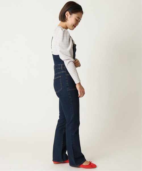 U by SPICK&SPAN（ユーバイスピックアンドスパン）の「≪追加≫U-ginalタイトデニムオールインワン3◆（つなぎ/オールインワン・レディース・ブラック/ダークブルー・38/36/34）」の10枚目の写真