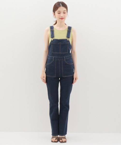 U by SPICK&SPAN（ユーバイスピックアンドスパン）の「≪追加≫U-ginalタイトデニムオールインワン3◆（つなぎ/オールインワン・レディース・ブラック/ダークブルー・38/36/34）」の11枚目の写真