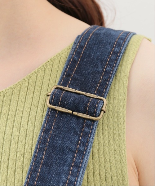 U by SPICK&SPAN（ユーバイスピックアンドスパン）の「≪追加≫U-ginalタイトデニムオールインワン3◆（つなぎ/オールインワン・レディース・ブラック/ダークブルー・38/36/34）」の12枚目の写真