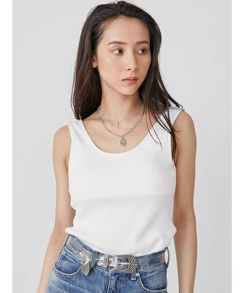 EVRIS（エヴリス）の「MARIA TRIPLE CHAIN ネックレス（ネックレス・レディース・シルバー/ゴールド・FREE）」の4枚目の写真