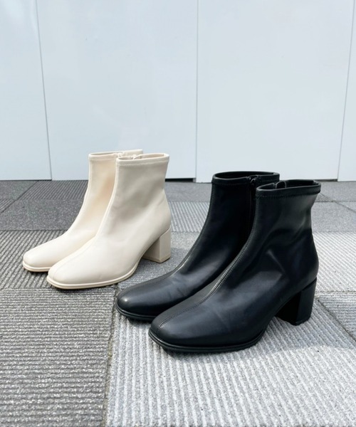 Heather（ヘザー）の「ストレッチブーツ　959538（ブーツ・レディース・アイボリー/ブラック・M/L）」の5枚目の写真