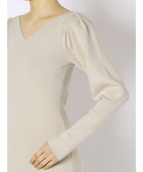 LAGUNAMOON（ラグナムーン）の「スノーホワイトスリーブニットプルオーバー（ニット/セーター・レディース・ブラック/ラベンダー/ベージュ・FREE）」の10枚目の写真