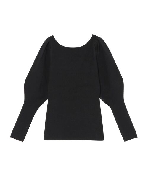 LAGUNAMOON（ラグナムーン）の「スノーホワイトスリーブニットプルオーバー（ニット/セーター・レディース・ブラック/ラベンダー/ベージュ・FREE）」の8枚目の写真