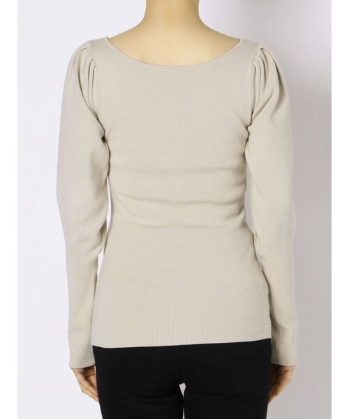 LAGUNAMOON（ラグナムーン）の「スノーホワイトスリーブニットプルオーバー（ニット/セーター・レディース・ブラック/ラベンダー/ベージュ・FREE）」の9枚目の写真